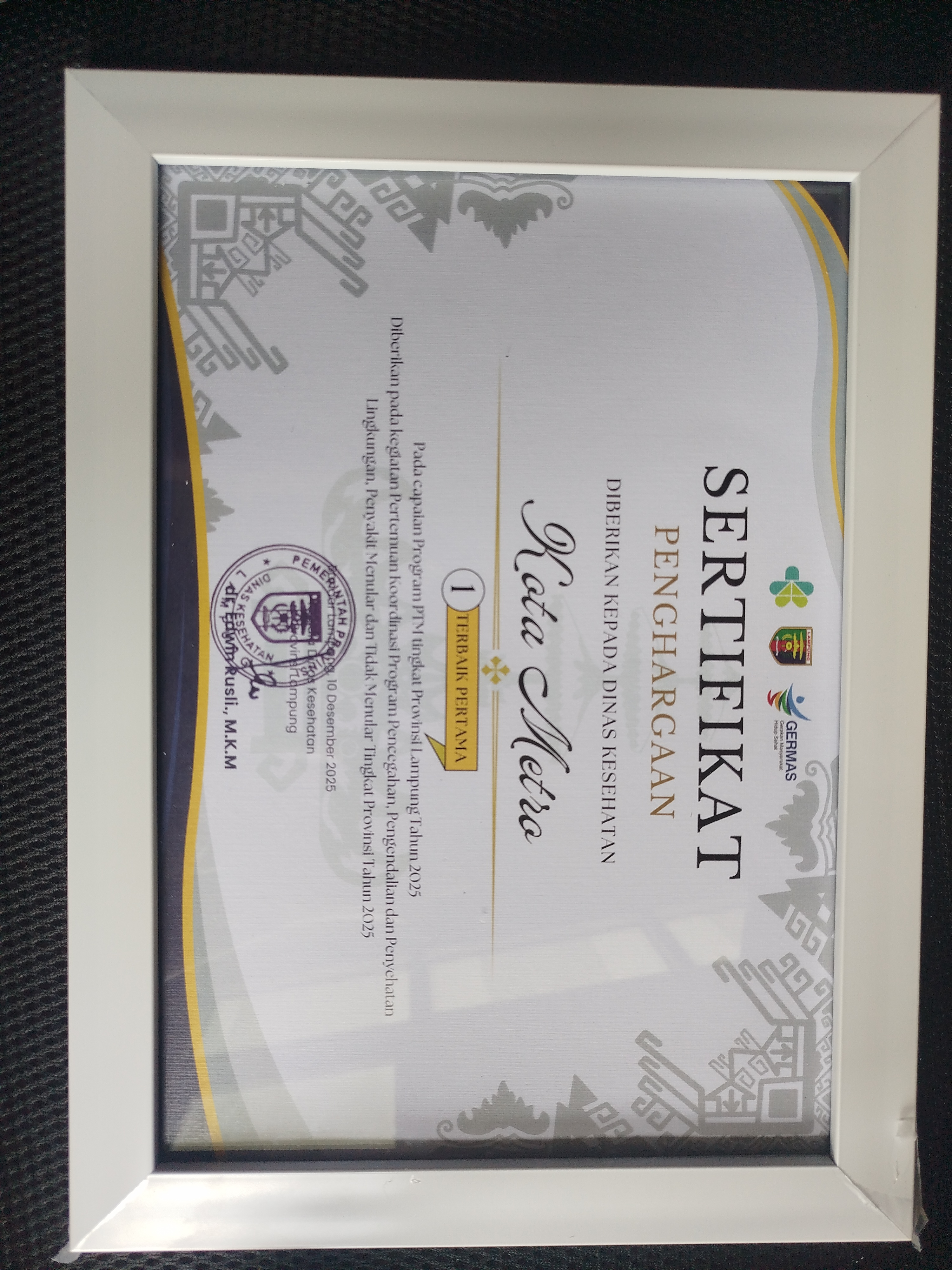 Juara 1 - Capaian Program PTM Terbaik 2025